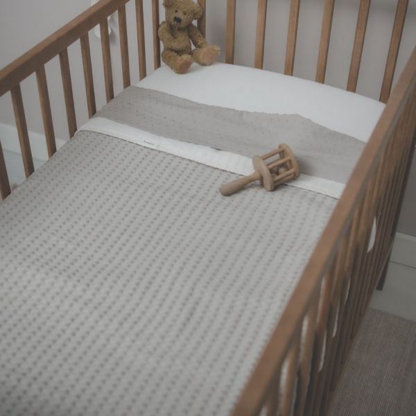 Koeka Amsterdam Wafel Wiegdeken - Cotton Fleece - Sand