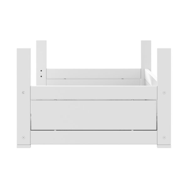 LIFETIME Kidsrooms Basisbed 4 in 1 - Wit Gelakt