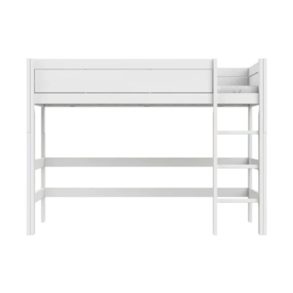 LIFETIME Kidsrooms  Midhoogslaper Rechte Trap Whitewash