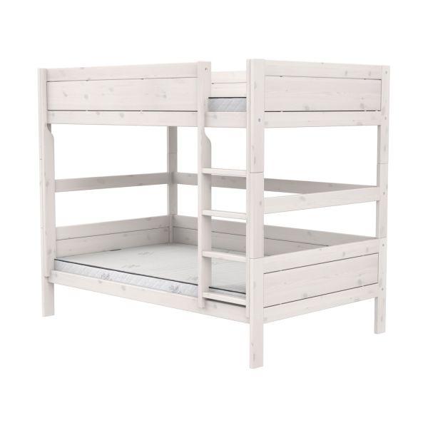 Life Time Stapelbed Deluxe - White Wash - 120 cm