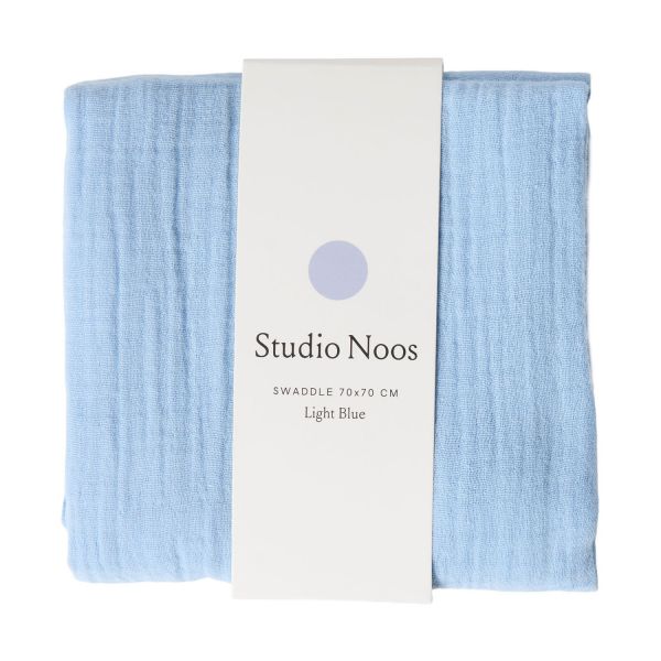Studio Noos Swaddle - Light Blue - 70x70 cm