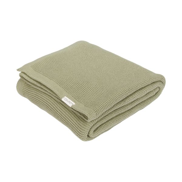Little Dutch Gebreid Ledikantdeken - Olive