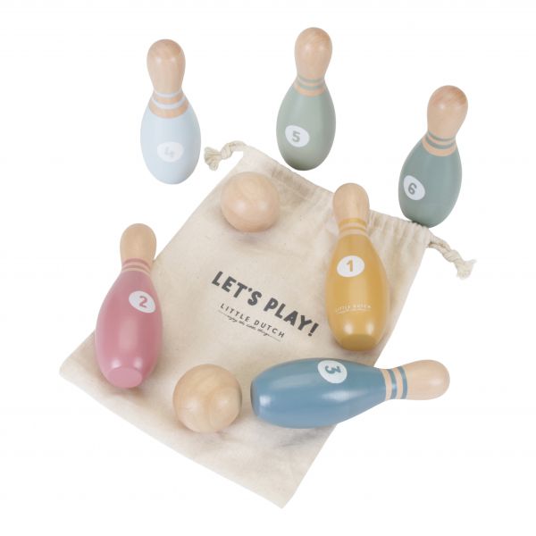 Little Dutch Houten Bowlingset