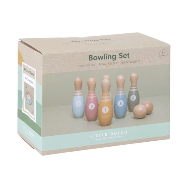 Little Dutch Houten Bowlingset