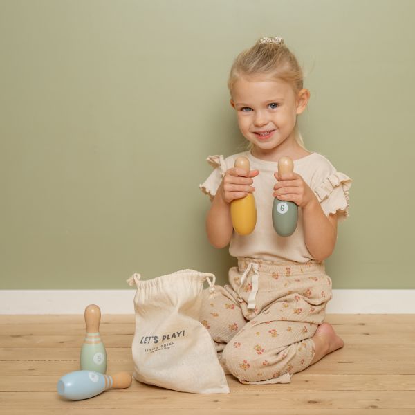 Little Dutch Houten Bowlingset