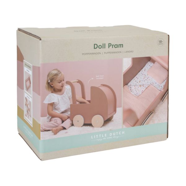 Little Dutch Houten Poppenwagen