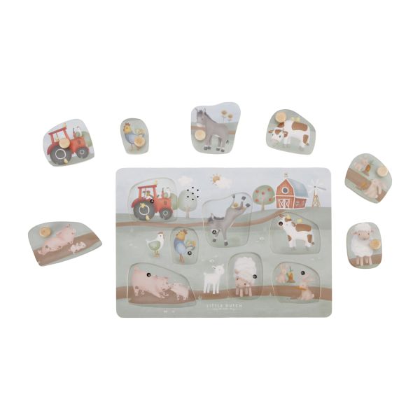 Little Dutch Little Farm Geluidenpuzzel