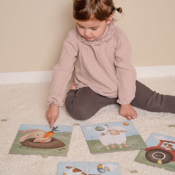 Little Dutch Little Farm Puzzel - 4-in-1