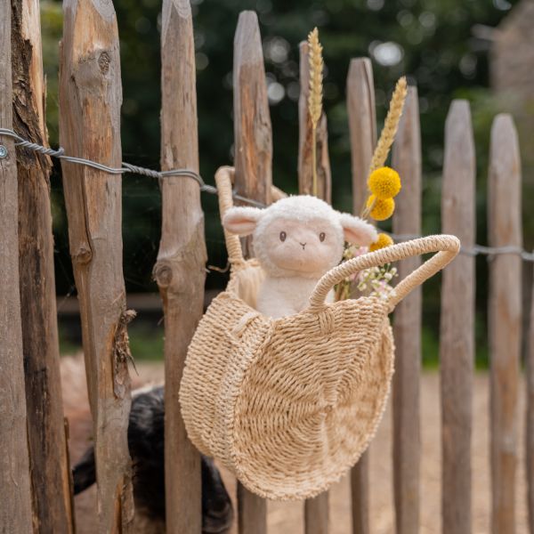 Little Dutch Little Farm Schaap Knuffel - 17 cm