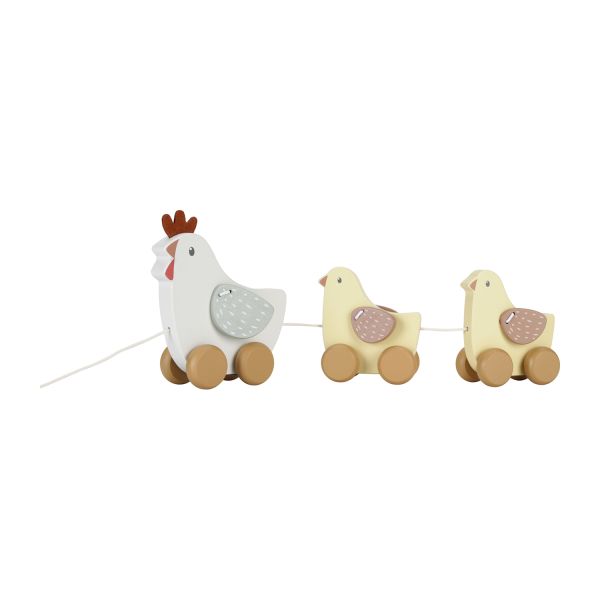 Little Dutch Little Farm Trekfiguur - Kippen