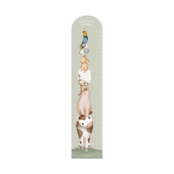 Little Dutch Muursticker Groeimeter - Little Farm