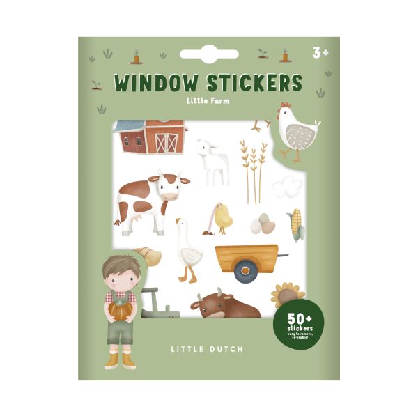 Little Dutch Raamstickers - Little Farm