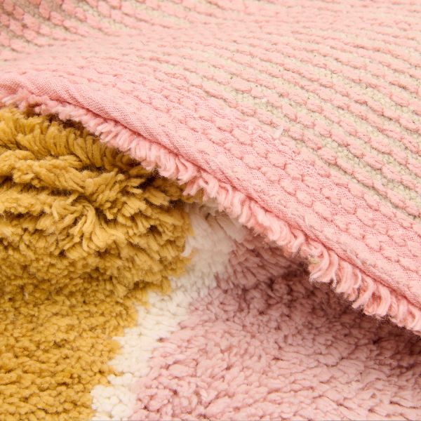 Little Dutch Vloerkleed - Regenboog - 80 x 130 cm - Pink