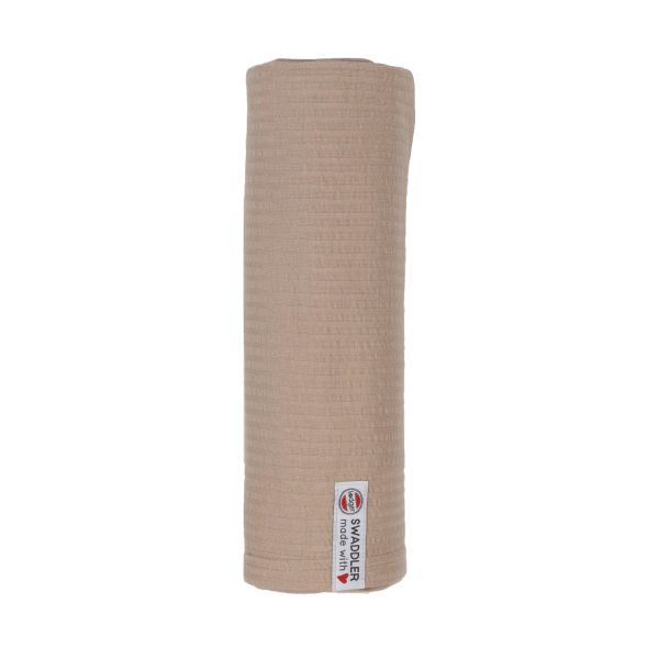 Lodger Seersucker Hydrofieldoek - 120 x 120 cm - Beige