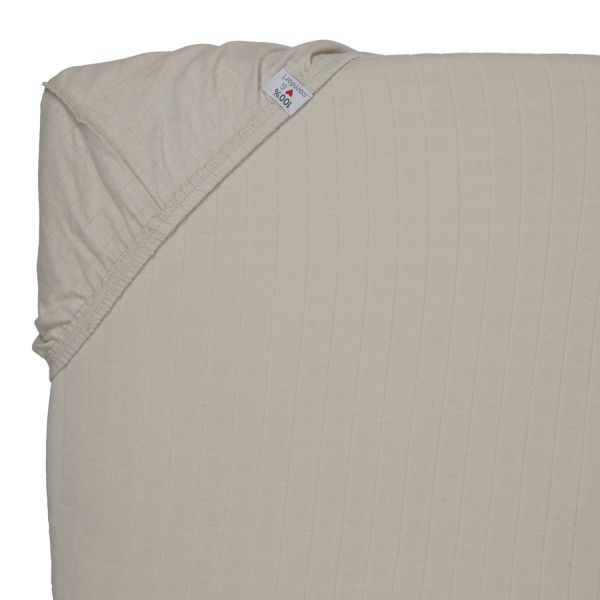 Lodger Slumber Solid Hoeslaken - 60 x 120 cm - Birch