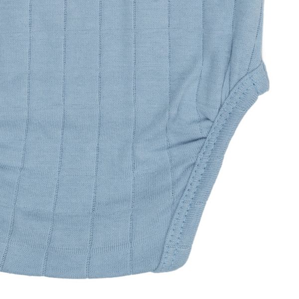 Lodger Solid Overslagromper Lange Mouw - Mt. 50 - Blue Fogg