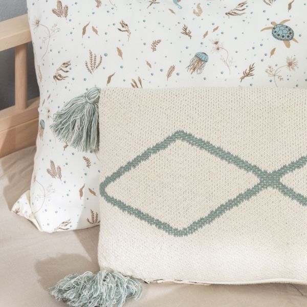 Lorena Canals Little Oasis Kussen – Indus Blue 