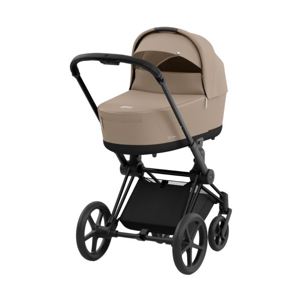 Cybex Priam 4 Kinderwagen 2-in-1 - Matt Black - Cozy Beige