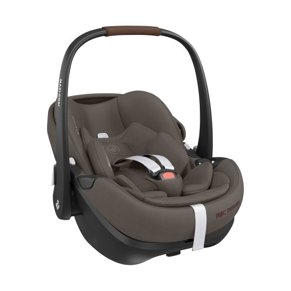 ABC Design Kinderwagen Salsa 5 Air 3-in-1 - Nature | Maxi-Cosi Pebble Autostoel – Nature | Autostoel Adapters