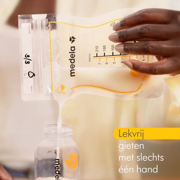 Medela Moedermelkbewaarzakjes Met Schenktuit - 210 ML - 25 Stuks