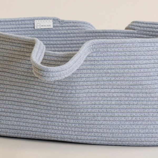 Metallbude Moses Wieg - Dove Grey