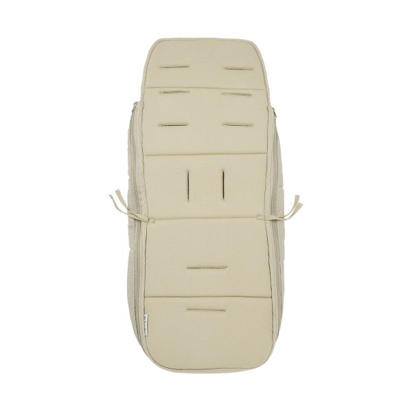 Meyco Baby Buggy Voetenzak en Inlegger - Uni - Sand - 45x130 cm