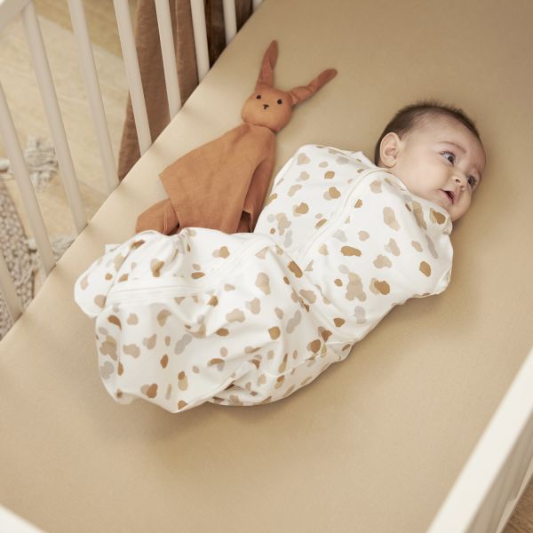 Meyco Baby Stains Cocoon Inbakerslaapzak - 70cm - Sand
