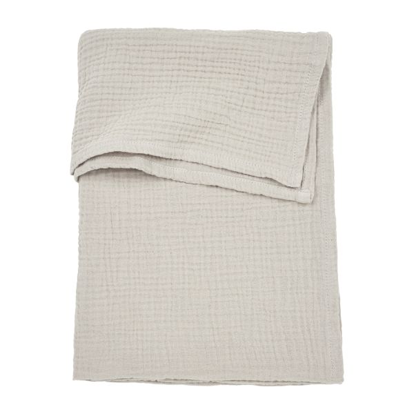Meyco Baby Uni Pre-Washed Hydrofiel Wieglaken - 75x100 cm - Greige