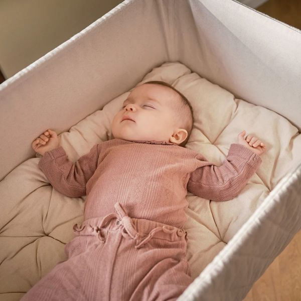 Moonboon Organic Wieg met Schuimmatras - Nature