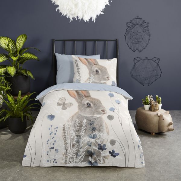 Muller Textiel Good Morning Ravi Dekbedovertrek - 140 x 220 cm - Off-White