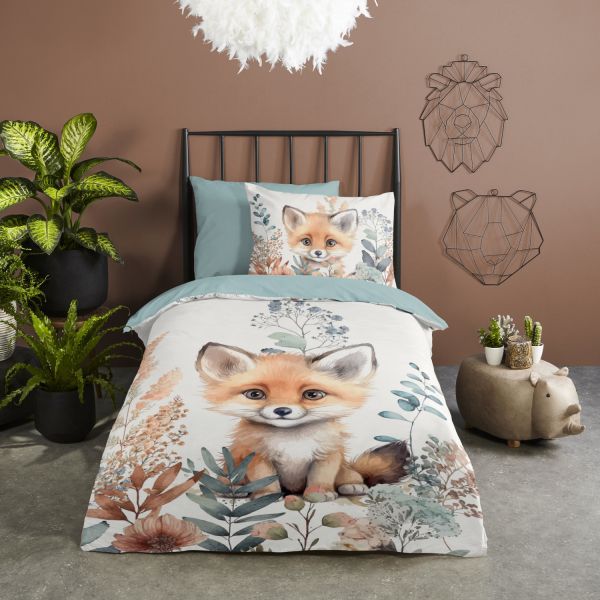 Good Morning Dekbedovertrek – Foxx – 140 x 220 cm