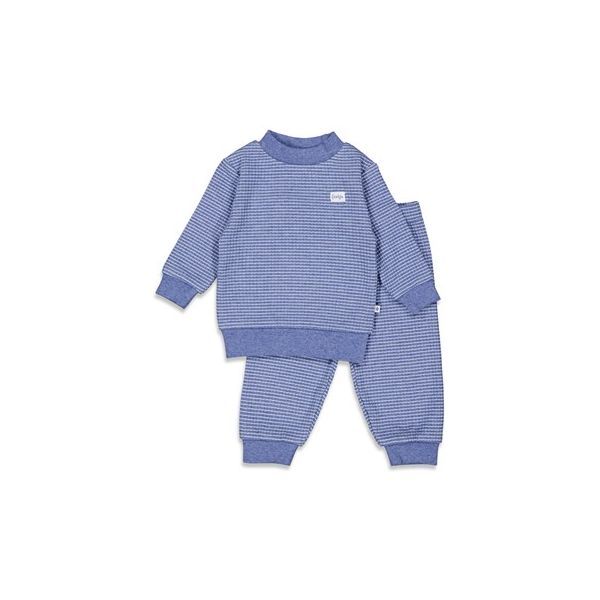 Feetje Wafel Pyjama - Mt. 56 - Blue Melange 
