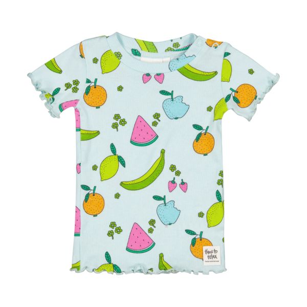 Feetje Femmy Fruit Premium Shortama - Maat 74 - Mint 