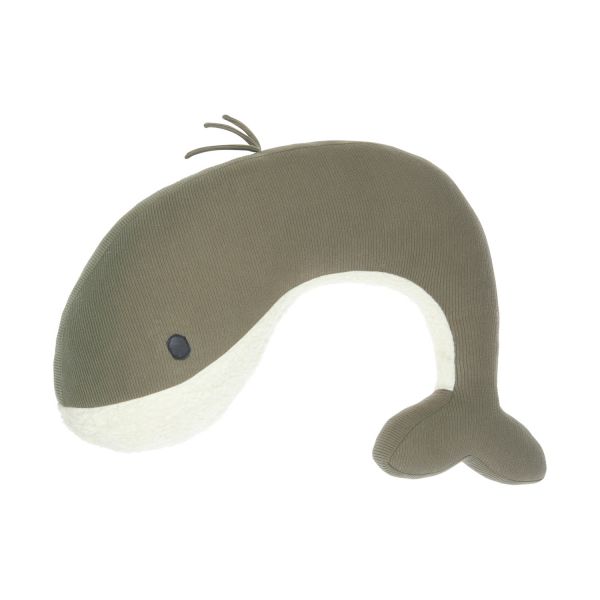 Nanami Momo Whale Voedingskussen - Army
