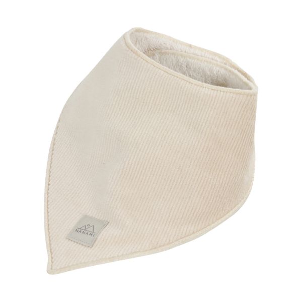 Nanami Rib Velvet Bandana Slab - Naturel