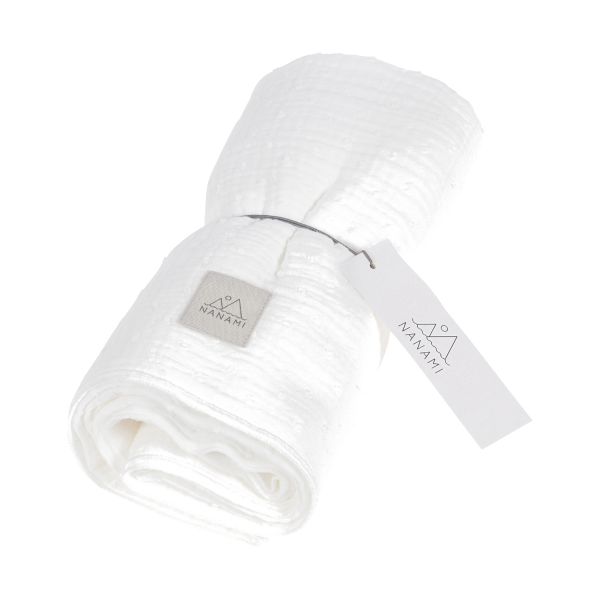 Nanami Woven Dot Swaddle - 100 x 135 cm - Off White