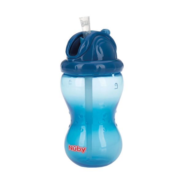 Nuby Flip-It Drinkbeker - 360 ml - Blauw