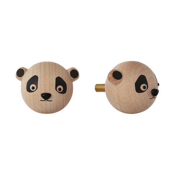 OYOY Panda Muurhaak - Nature 