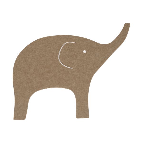 KidsDepot Olifant Jumbo - Light Oak - Wanddecoratie 