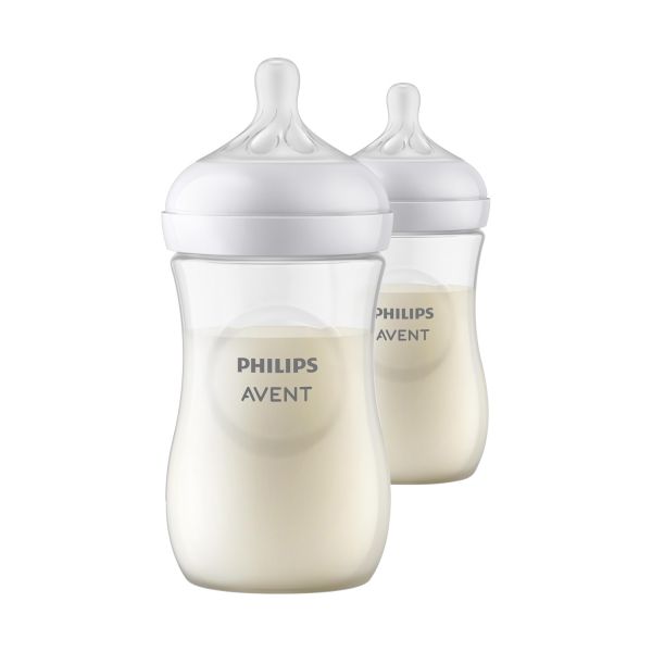 Philips Avent Natural Fles - 260 ml - 2 Stuks