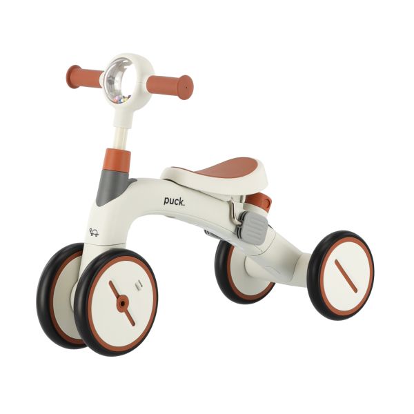 Puck 3-In-1 Driewieler - Wit/Bruin