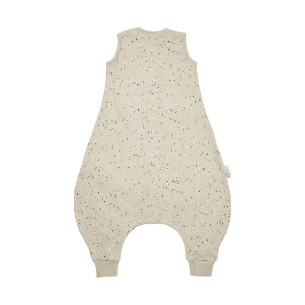 Meyco Rib Mini Spot Jumper Slaapzak - Zomer - 80 cm - Sand Melange