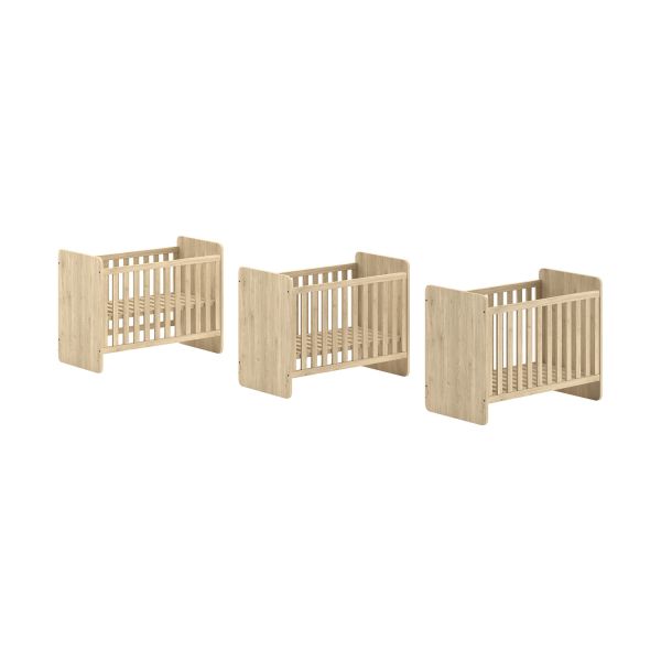 Vipack Sam Doorgroeibed - 90 x 200 cm - Eik
