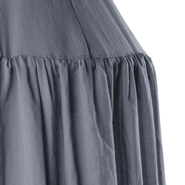 Sebra Bedhemel - Dobby Weave - Forest Lake Blue