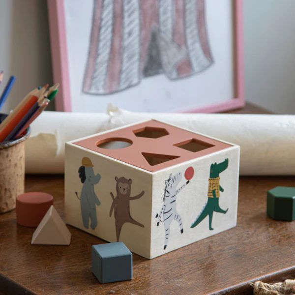Sebra Teeny Toes / Busy Builders Houten Vormenstoof