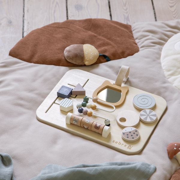 Sebra Activiteitenpaneel - Woodland - Hout