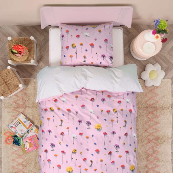 Snurk Bloom Dekbedovertrek – 140 x 200/220 cm – Pink
