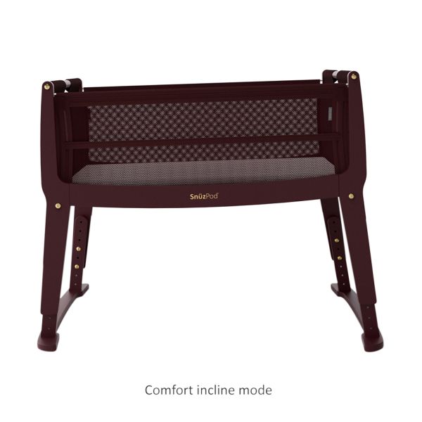 SnuzPod Studio Co-sleeper - Rome Burgundy