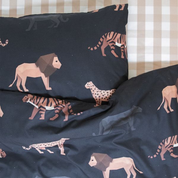 Studio Ditte Dekbedovertrek - Big Cats - 140 x 220 cm