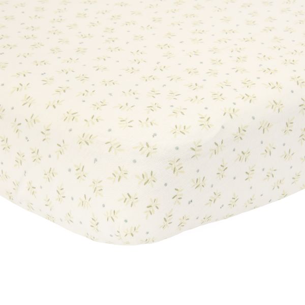 Little Dutch Hoeslaken 1-persoons - 90 x 200cm - Blueberry Leaves
